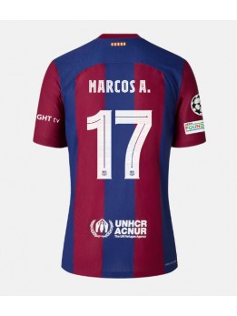 Barcelona Marcos Alonso #17 Replika Hemmakläder 2023-24 Kortärmad